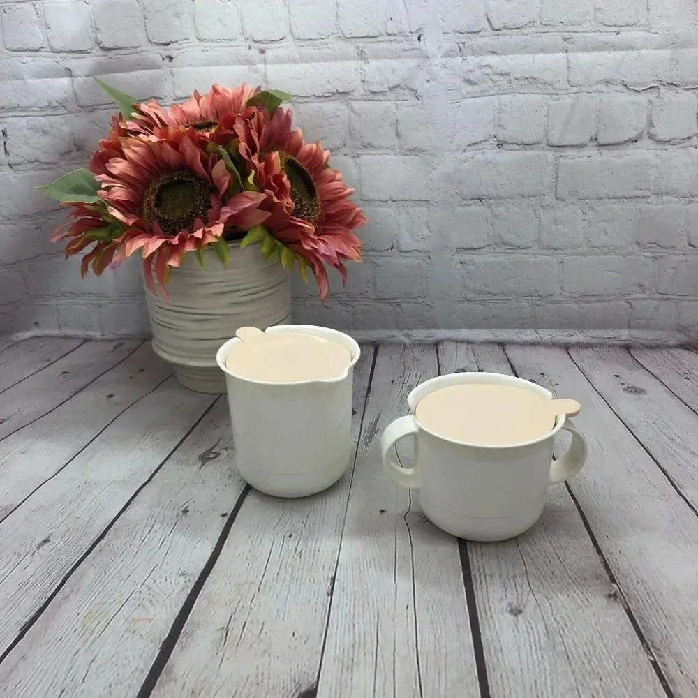 vintage tupperware tabletop sugar and creamer